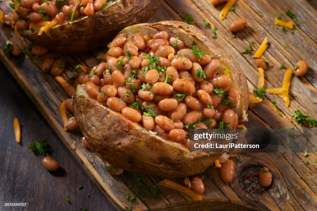 Jacket Potatoes with Baked Beans