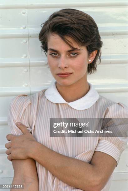 German fashion model and actress Nastassja Kinski, US, July 1981.