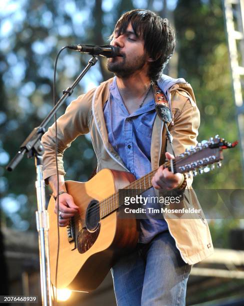 Conor Oberst of Conor Oberst & the Mystic Valley Band performs during the Outside Lands Music & Arts festival at the Polo Fields in Golden Gate Park...