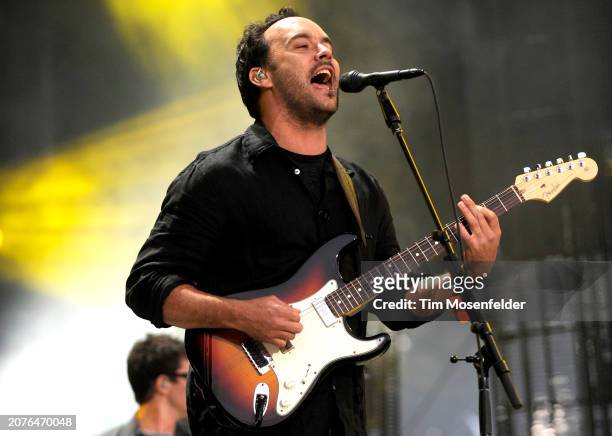 Dave Matthews of Dave Matthews Band performs during the Outside Lands Music & Arts festival at the Polo Fields in Golden Gate Park on August 29, 2009...