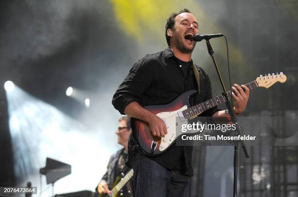 Dave Matthews of Dave Matthews Band performs during the Outside Lands Music & Arts festival at the Polo Fields in Golden Gate Park on August 29, 2009...