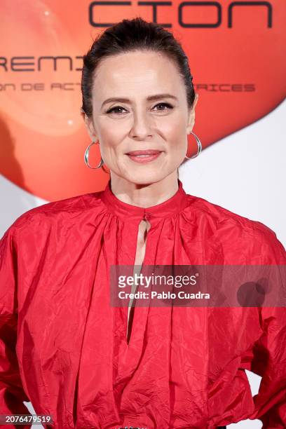 Aitana Sanchez-Gijon attends the red carpet for the Unión De Actores Awards 2024 at Teatro Circo Price on March 11, 2024 in Madrid, Spain.