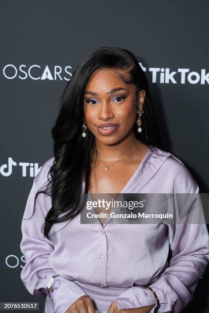 Charis Smith during the TikTok 2024 OSCARS Viewing Party at Bar Lis on March 10, 2024 in Los Angeles, California.