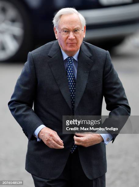 Prince Richard, Duke of Gloucester attends the 2024 Commonwealth Day Service at Westminster Abbey on March 11, 2024 in London, England. The...