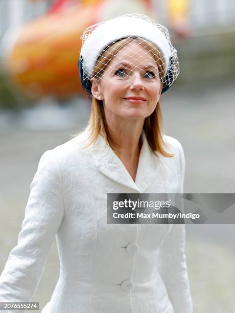 Geri Horner attends the 2024 Commonwealth Day Service at Westminster Abbey on March 11, 2024 in London, England. The Commonwealth represents a global...