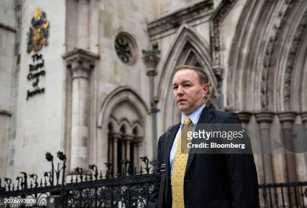 Tom Hayes, former UBS Group AG and Citigroup Inc. Trader, arrives for his appeal hearing at the Royal Courts of Justice in London, UK, on Thursday,...