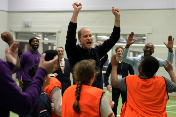 GBR: The Prince Of Wales Visits OnSide Youth Zone WEST