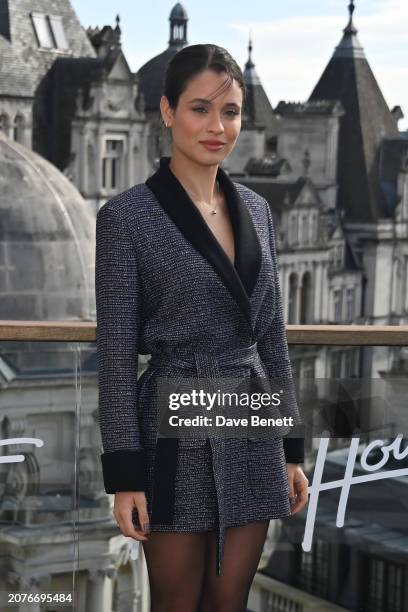 Daniela Melchior attends the "Road House" photocall at Corinthia London on March 14, 2024 in London, England.