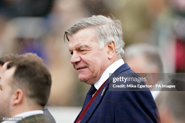 Sam Allardyce on day three of the 2024 Cheltenham Festival at Cheltenham Racecourse. Picture date: Thursday March 14, 2024.