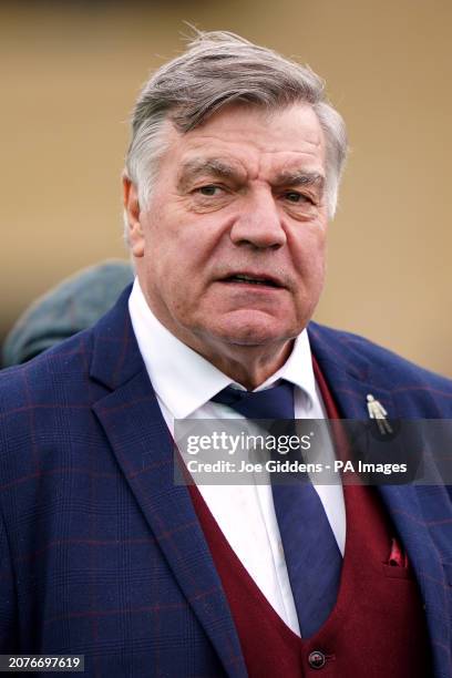 Sam Allardyce on day three of the 2024 Cheltenham Festival at Cheltenham Racecourse. Picture date: Thursday March 14, 2024.