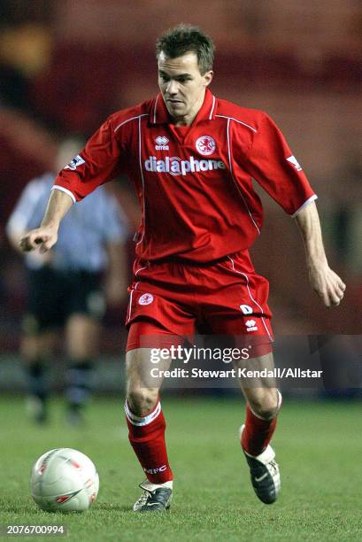 January 3: Szilard Nemeth of Middlesbrough on the ball during the Fa Cup 3rd Round match between Middlesbrough and Notts County at Riverside Stadium...