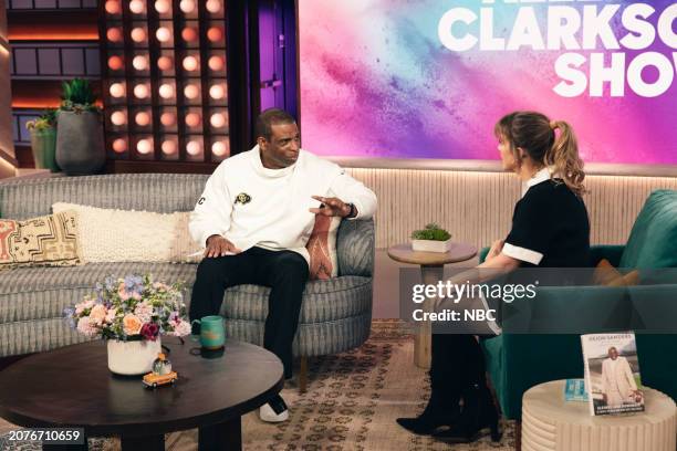 Episode 7I105 -- Pictured: Deion Sanders, Kelly Clarkson --