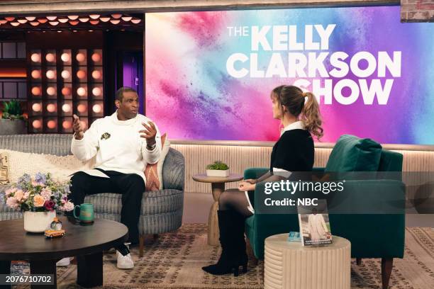 Episode 7I105 -- Pictured: Deion Sanders, Kelly Clarkson --