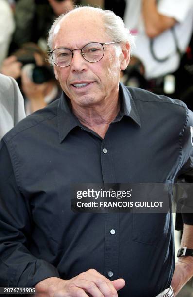 Director Irwin Winkler poses during photo call for the film "De-Lovely", 22 May 2004, at the 57th Cannes Film Festival in the French Riviera town....