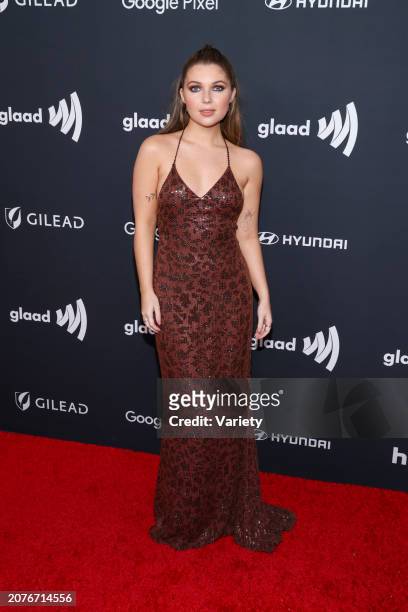 Sammi Hanratty at the 35th Annual GLAAD Media Awards held at the Beverly Hilton Hotel on March 14, 2024 in Beverly Hills, California.