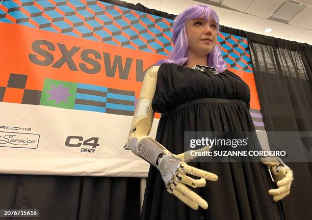 Desdemona, a humanoid robot designed by Hanson Robotics and endowed with expressiveness and interactivity to teach AI to understand and care about...