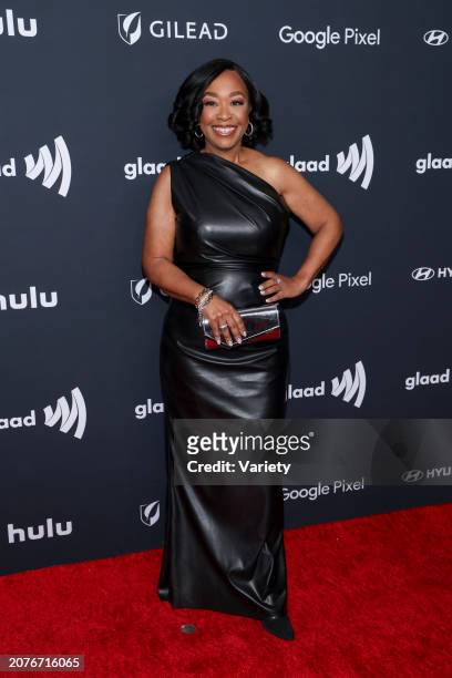 Shonda Rhimes at the 35th Annual GLAAD Media Awards held at the Beverly Hilton Hotel on March 14, 2024 in Beverly Hills, California.