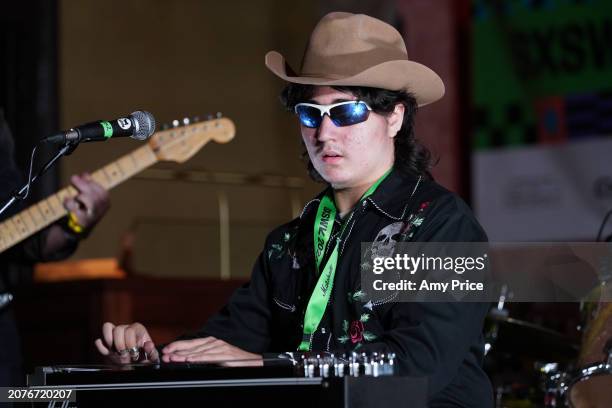Noah Faulkner, a.k.a. Pedal Steel Noah, performs at a SXSW Music Festival Showcase as part of SXSW 2024 Conference and Festivals held at St David's...