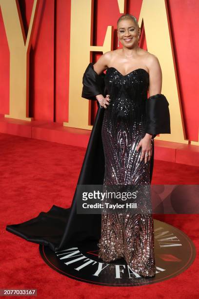 Jacqueline Stewart attends the 2024 Vanity Fair Oscar Party hosted by Radhika Jones at Wallis Annenberg Center for the Performing Arts on March 10,...