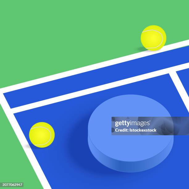 3d background products minimal podium scene with the geometric platform. - green plain studio background stock illustrations