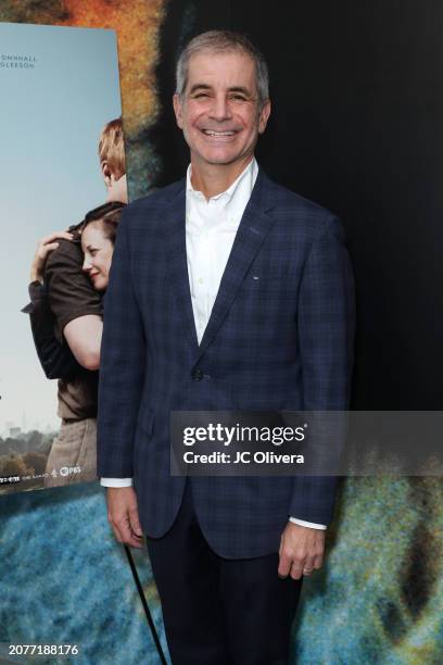 Victor Levin attends the Los Angeles premiere of "Alice & Jack" at WME screening room on March 11, 2024 in Los Angeles, California.