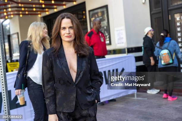 Elizabeth Reaser attends the premiere of "The Uninvited" during the 2024 SXSW Conference and Festival at The Stateside Theatre on March 11, 2024 in...