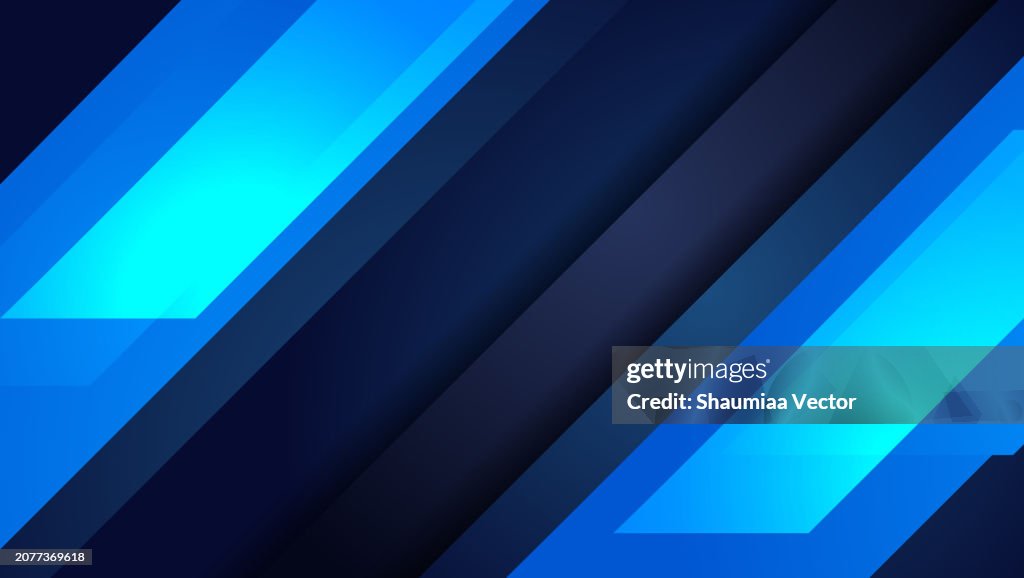 Modern Dark Navy Blue Gradient Geometric Triangle Shape Abstract ...