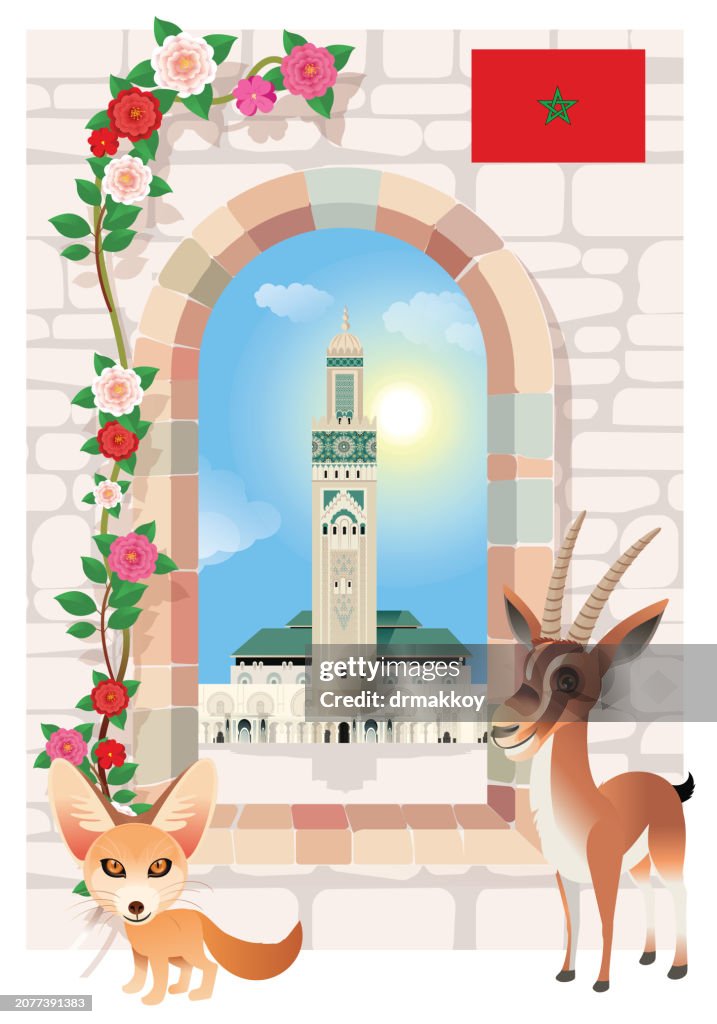 Morocco and Hassan II Mosque