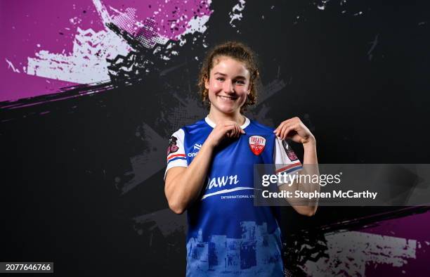 Limerick , Ireland - 14 March 2024; Jillian O'Toole during a Treaty United FC squad portrait session at UL North Campus in Limerick.