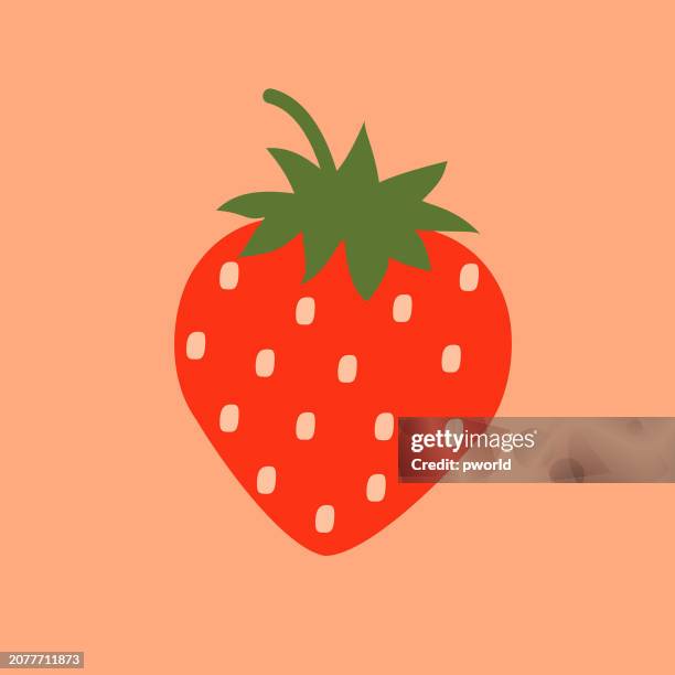 strawberry background . - strawberry stock illustrations