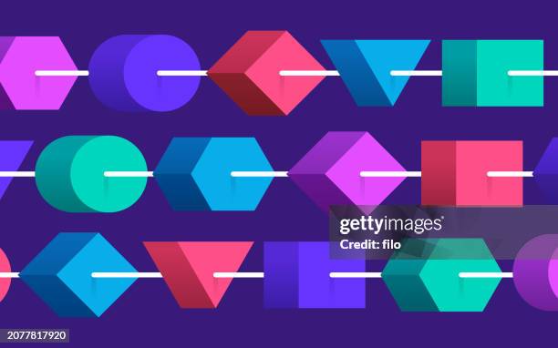 geometric 3d shapes financial slider idea planning brainstorming abacus abstract modern background - abacus stock illustrations