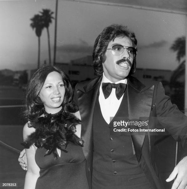 American singer Tony Orlando and his wife Elaine arrive at the People's Choice Awards, February 19, 1976.