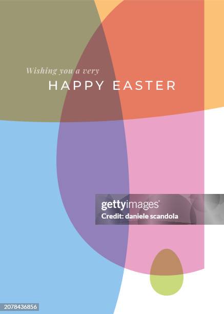 easter greeting card with eggs. - egg hunt stock illustrations
