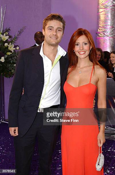 Ben Freeman and Amy Nuttall at the British Soap Awards 2003 held at BBC Television Centre on May 10 London, England. This is the 5th annual British...