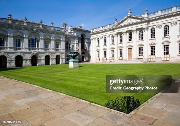 Senate House University of Cambridge, England built 1722â 1730 architect James Gibbs neo-classical style using Portland stone.