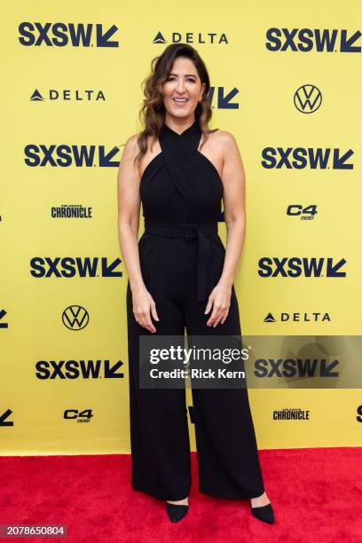 Arcy Carden attends the world premiere of "The Gutter" during the 2024 SXSW Conference and Festival at The Paramount Theatre on March 12, 2024 in...