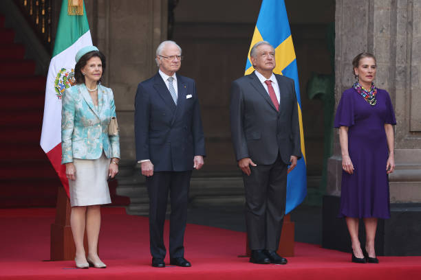 MEX: Mexican President Lopez Obrador Welcomes Swedish Royals