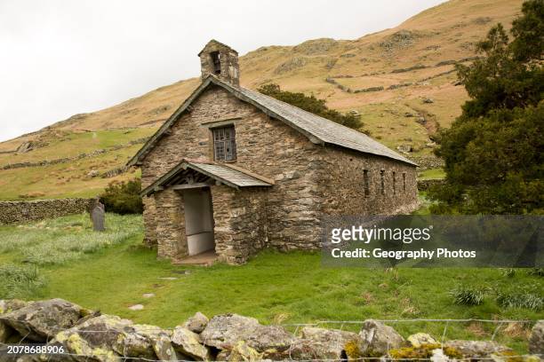St Martin's church, Martindale valley, Lake District national park, Cumbria, England, UK.