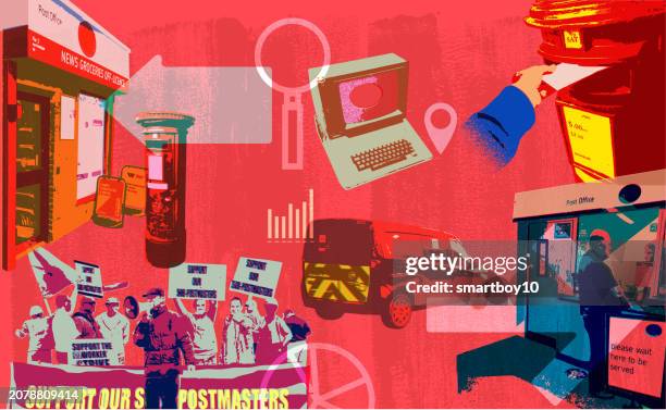 post office - politics and government stock illustrations