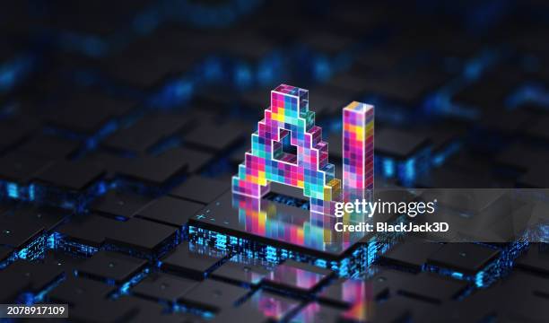 ai machine learning digital technology concept - neural network stock pictures, royalty-free photos & images