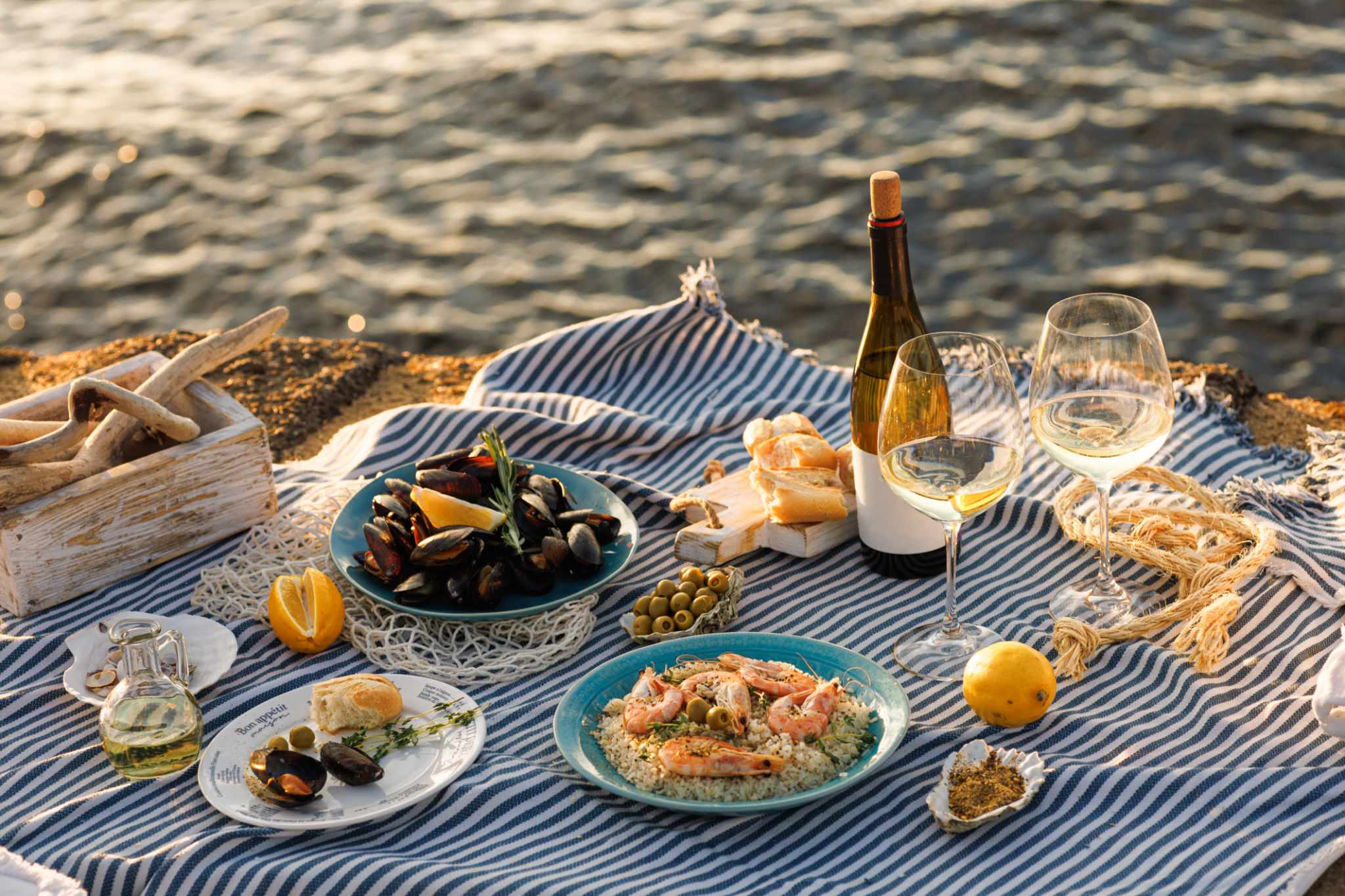 seafood wine
