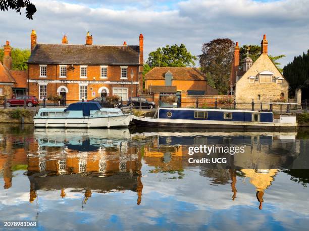 Reflections in the Thames by Helens Wharf, Abingdon, on a fine Autumn morning.