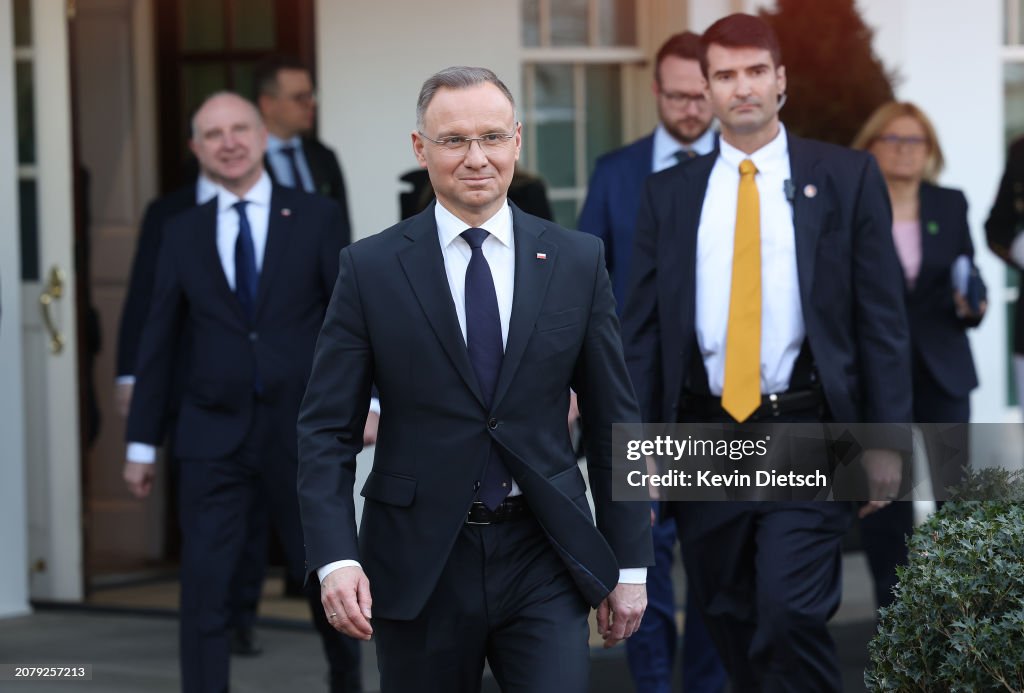 President Biden Meets With Poland's President And Prime Minister At The White House