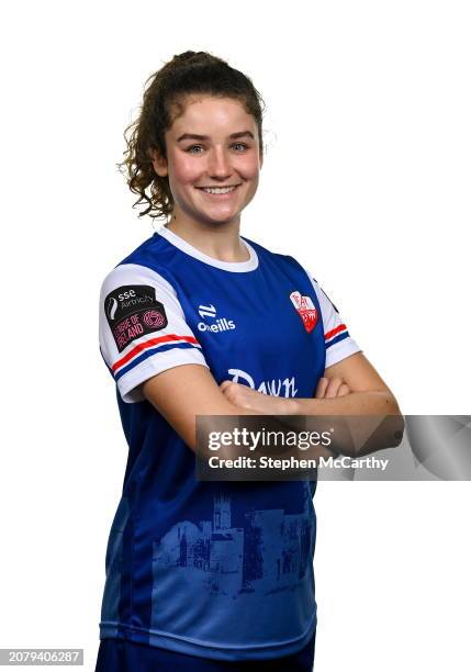 Limerick , Ireland - 14 March 2024; Jillian O'Toole during a Treaty United FC squad portrait session at UL North Campus in Limerick.