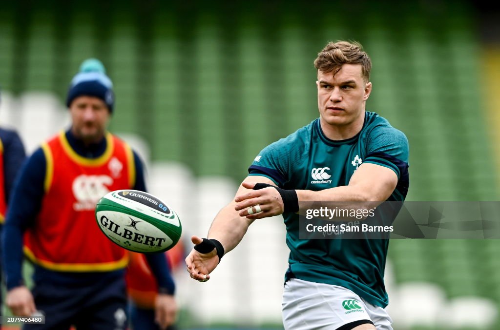 Josh Rayner Rugby Dublin , Ireland - 15 March 2024; Josh van der Flier during an ...