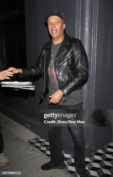 Tom Morello is seen on March 14, 2024 in Los Angeles, California.