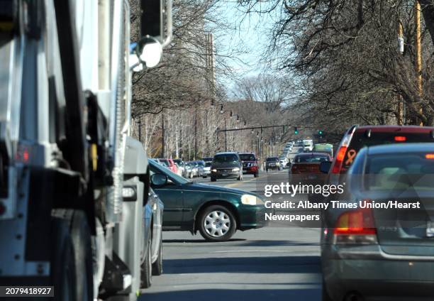 The Madison Avenue corridor between South Allen and Lark streets on Tuesday March 5, 2013 in Albany, N.Y.