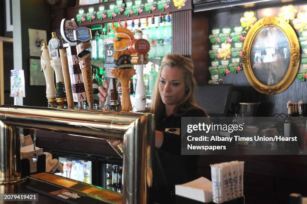 Bartender Tammy Baker at Dorothy O'Day's Pub on Thursday March 28, 2013 in Clifton Park, N.Y.