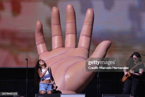 Jessie Reyez performs during Lollapalooza 2024 at Parque Cerrillos on March 15, 2024 in Santiago, Chile.