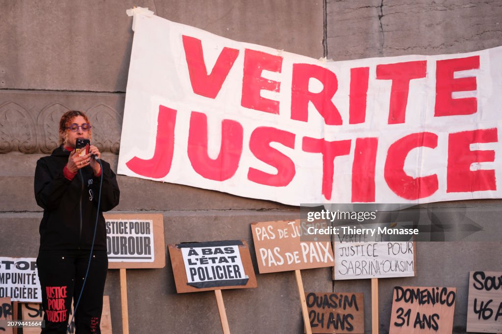 Demonstration Against Police Brutality In Brussels